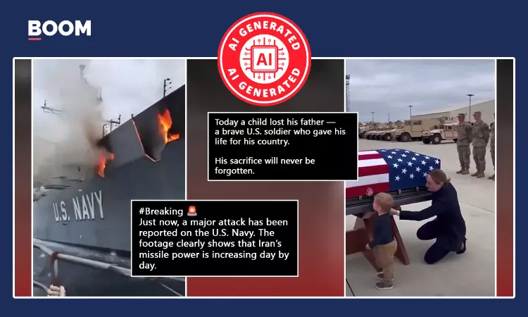 AI-Generated Videos Shared As US Military Setback Against Iran