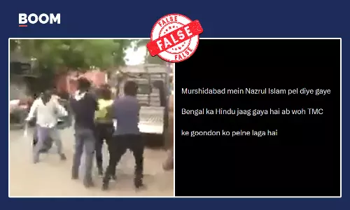 Old Varanasi Video Falsely Shared As TMC Muslim Leader Beaten In West Bengal