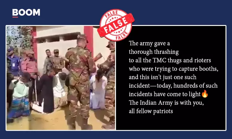 Bangladesh Election Drill Video Passed Off As TMC Ruckus In WB Polls