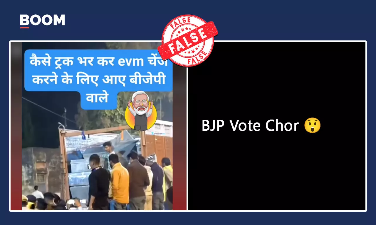 Bengal Polls: Bihar Video Peddled As EVMs Being Swapped By The BJP