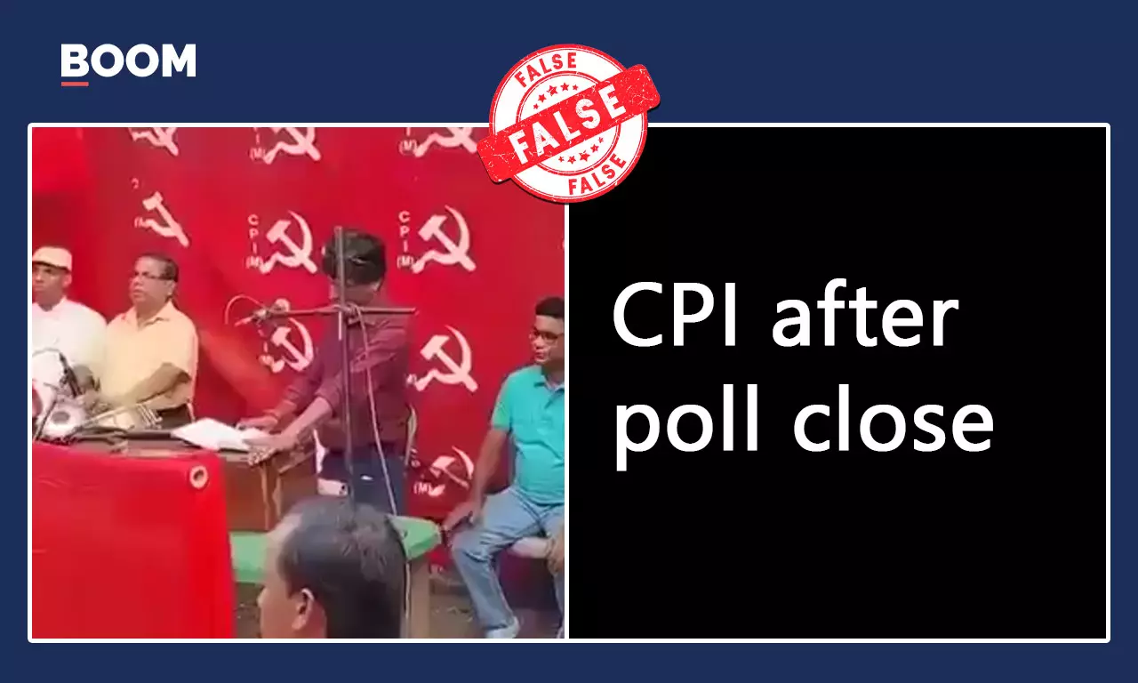 WB Polls: Edited Video Peddled As CPI(M) Members Singing Ram Bhajan