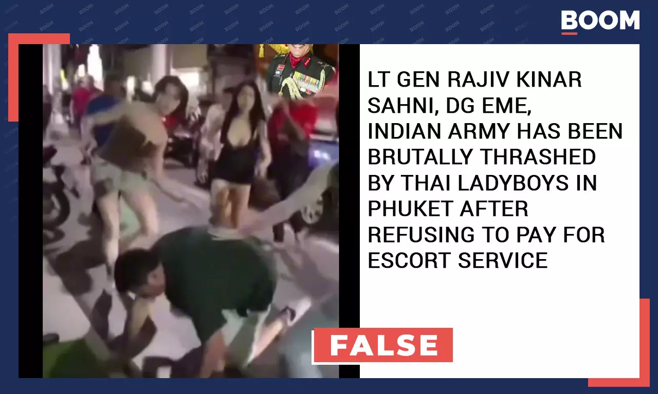 Thailand Video Shared As Indian Army Gen Thrashed By Trans Women