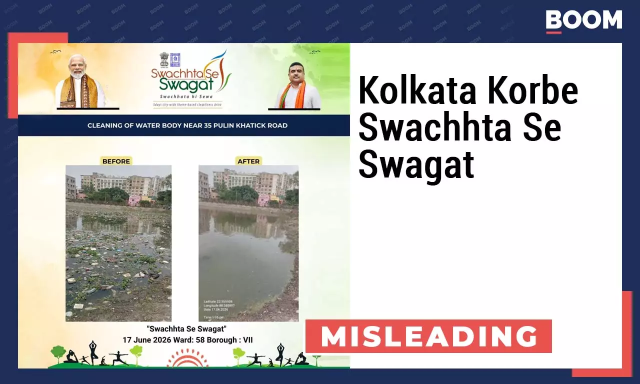 Kolkata Corporation Posts AI-Edited Photo To Promote Cleanliness Campaign