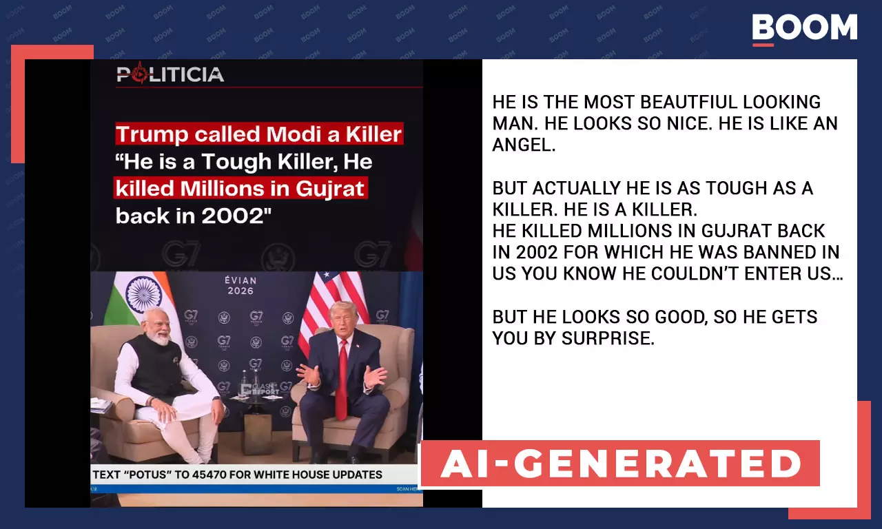 Deepfake Video of Trump Criticising Modi for Gujarat Riots Circulates Online