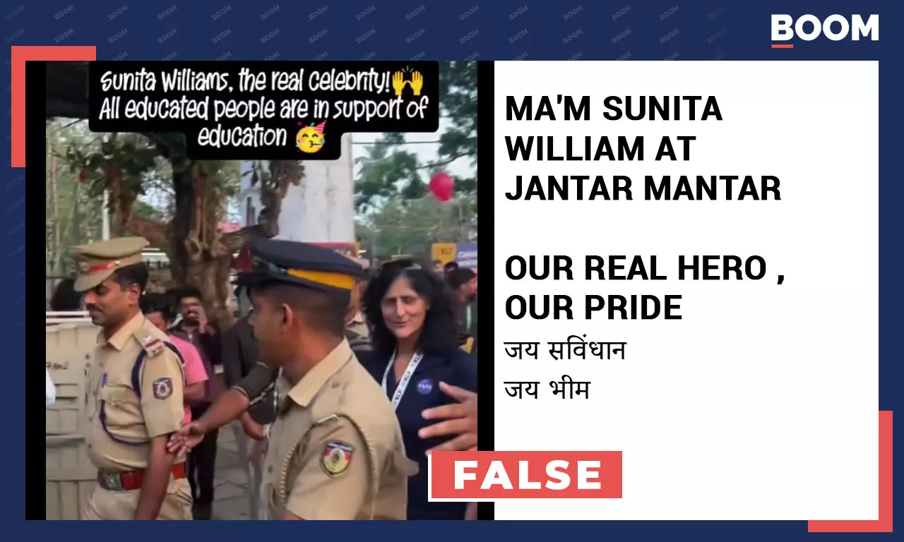 Old Video Of Sunita Williams Shared As Ex-NASA Astronaut Joining CJP Protest