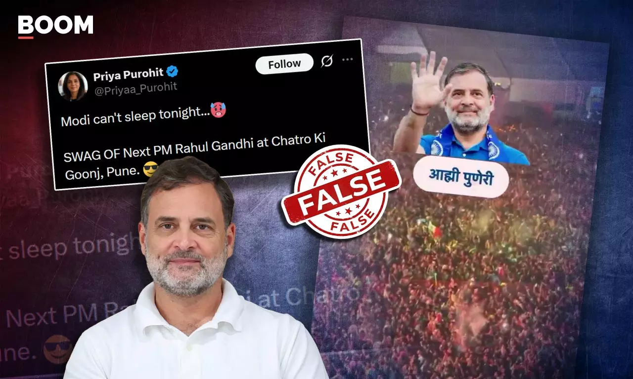 Video From Mexico Falsely Shared As Crowd At Rahul Gandhis Pune Event Video From Mexico Falsely Shared As Crowd At Rahul Gandhis Pune Event