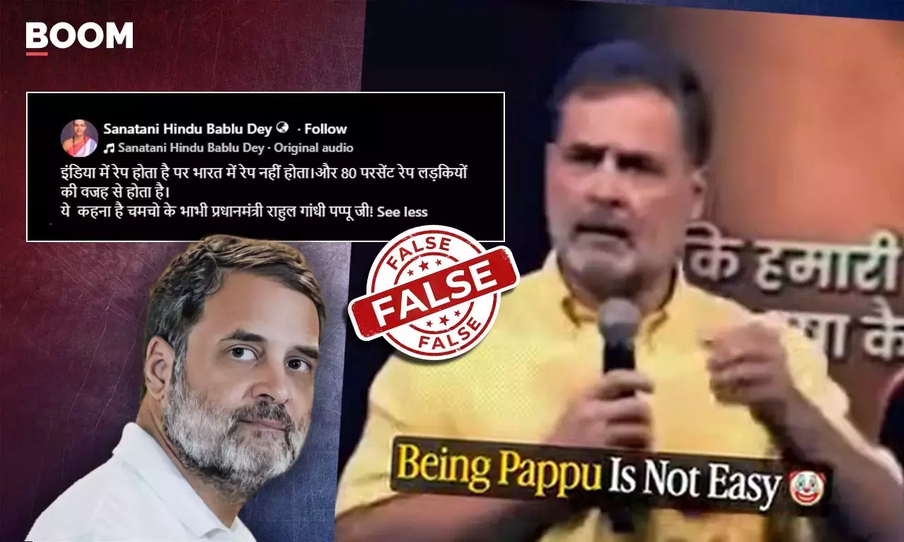 Video Of Rahul Gandhi Making Controversial Remarks About Women Is Edited