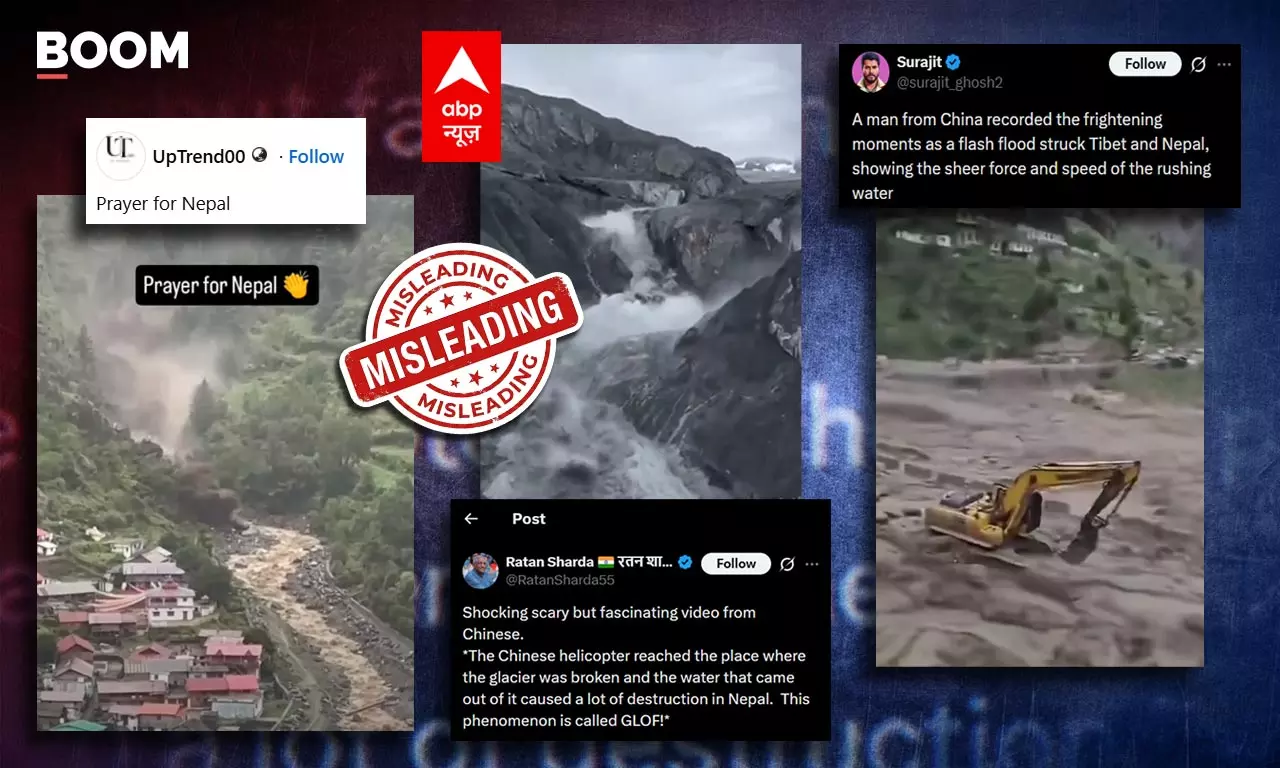 Old, Unrelated Videos Falsely Linked To Nepal Flash Floods Old, Unrelated Videos Falsely Linked To Nepal Flash Floods