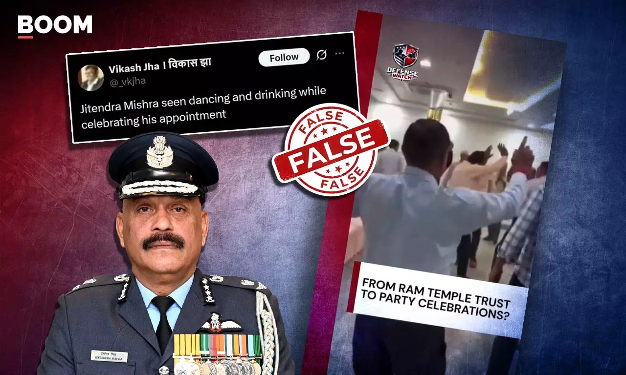 Unrelated Video Falsely Peddled As Ram Temple CEO Celebrating With Alcohol