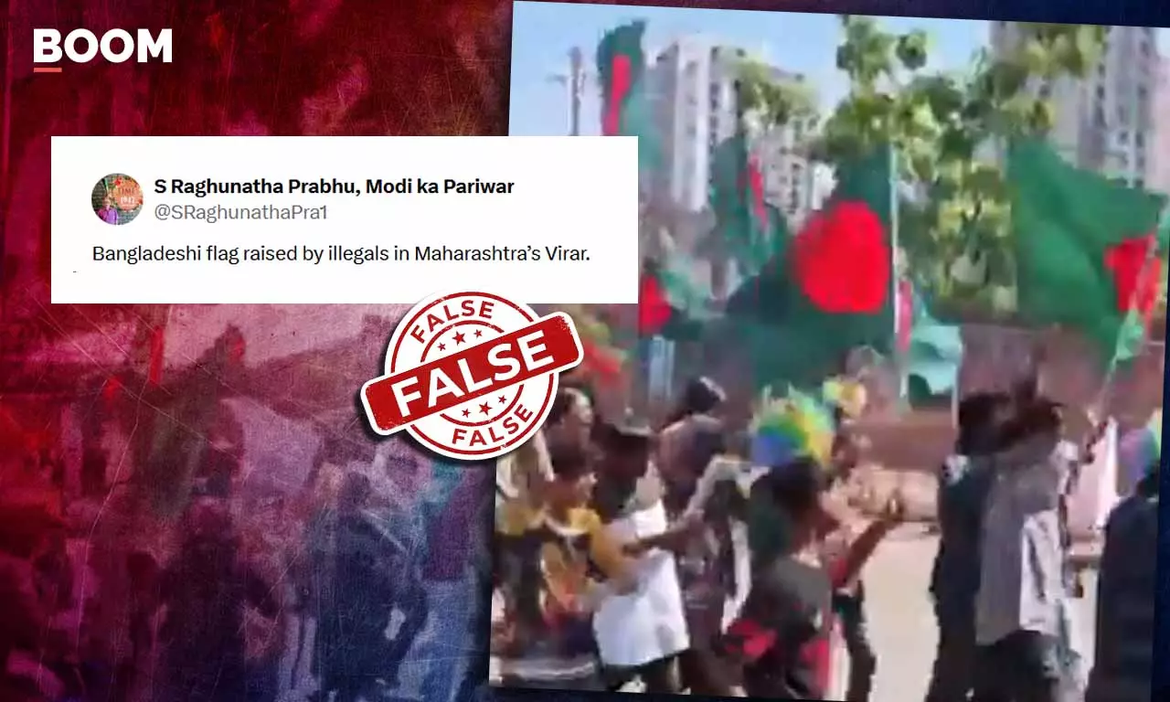 Video Does Not Show Bangladeshis Protesting In Mumbai; It Is An Ad Shoot Video Does Not Show Bangladeshis Protesting In Mumbai; It Is An Ad Shoot