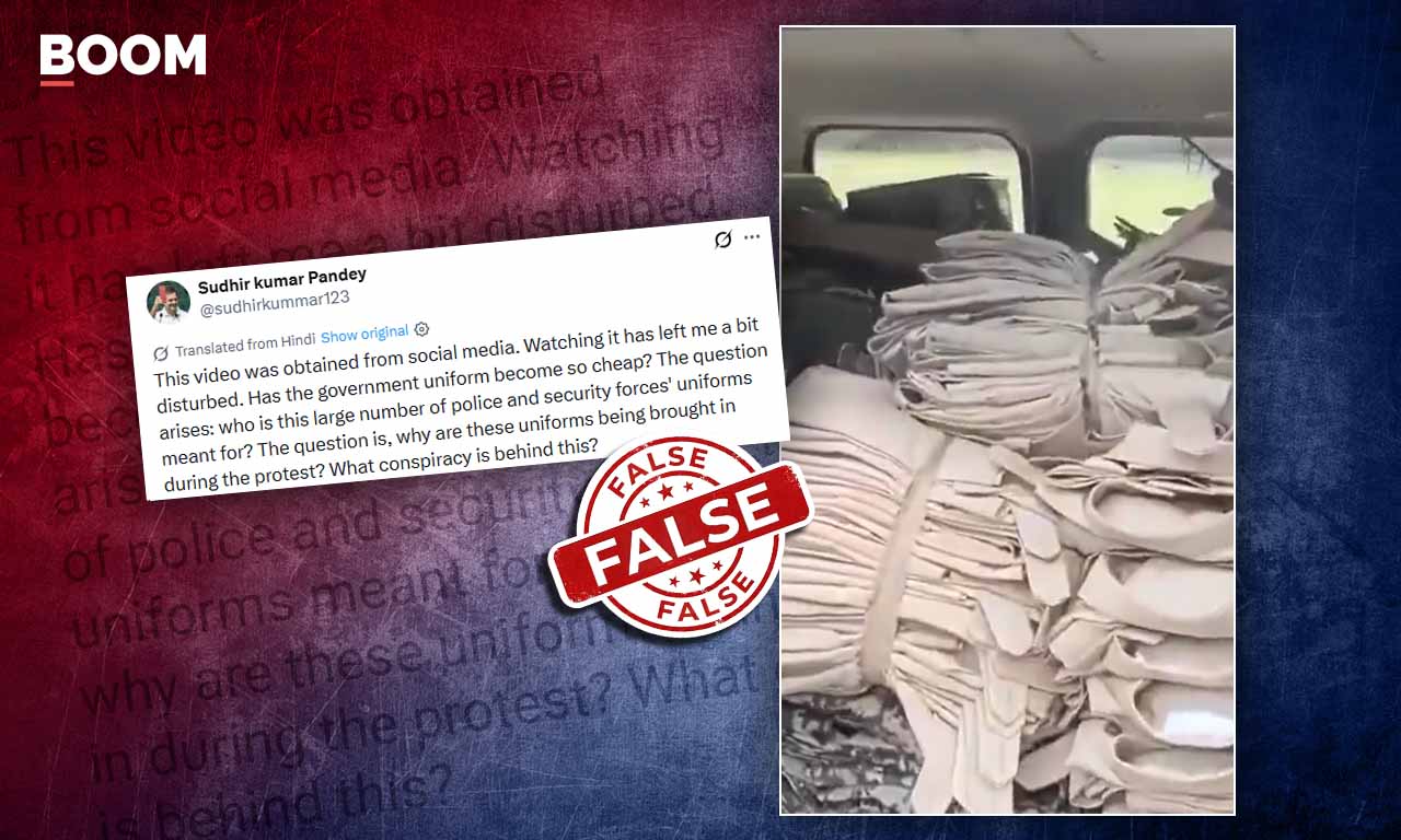 Video From West Bengal Shared As Delhi Police Transporting Uniforms Amid CEC Protests