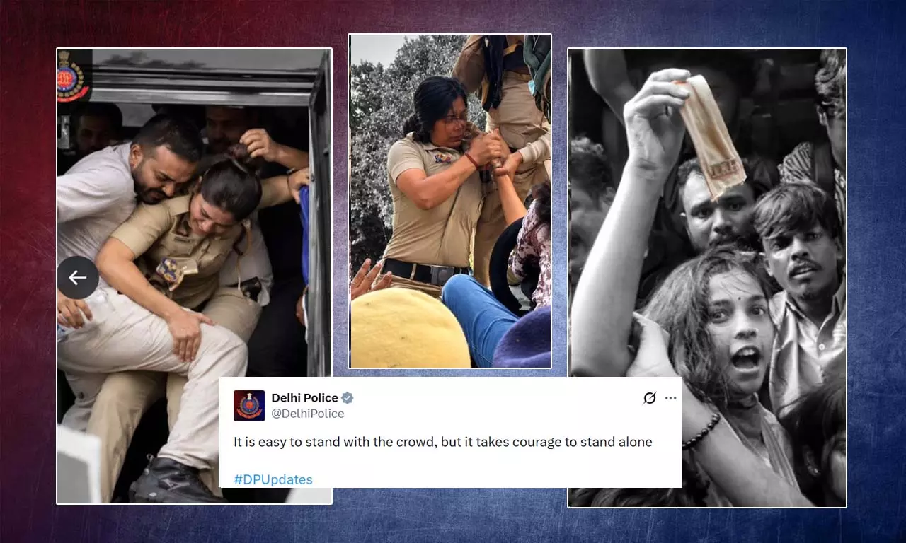 Delhi Police’s Unlabelled AI Edits Make Real Photos Look Fake Delhi Police’s Unlabelled AI Edits Make Real Photos Look Fake