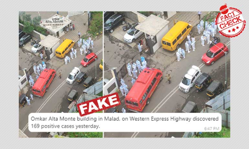 No, 169 Residents Of A Mumbai Apartment Have Not Tested COVID-19 Positive