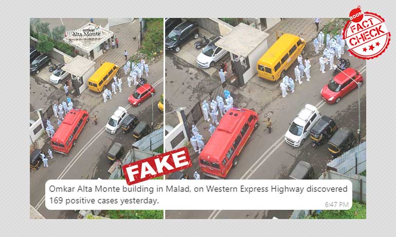 No, 169 Residents Of A Mumbai Apartment Have Not Tested COVID-19 Positive