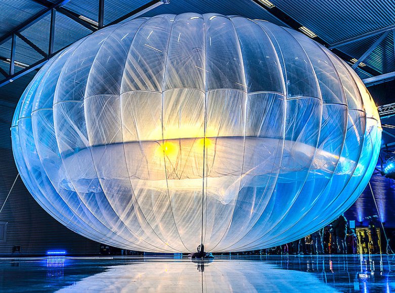 A Project Loon research balloon. Source: Wikipedia Commons