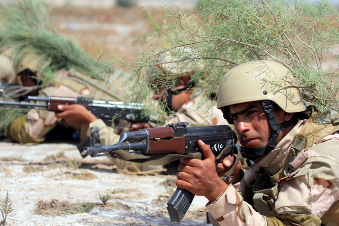 Iraqi army continues offensive in western Anbar province