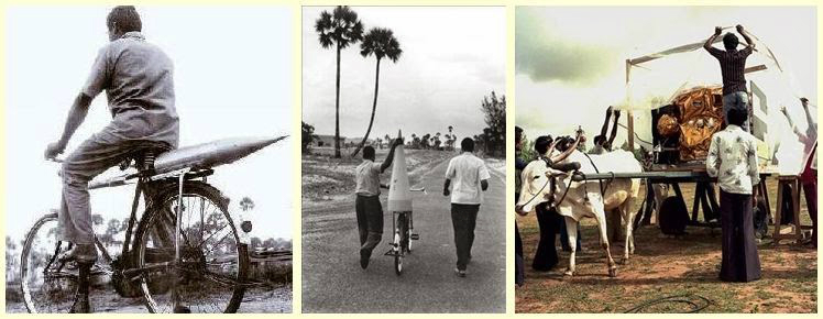 The humble beginning of ISRO. (Source: Indian Defence News)