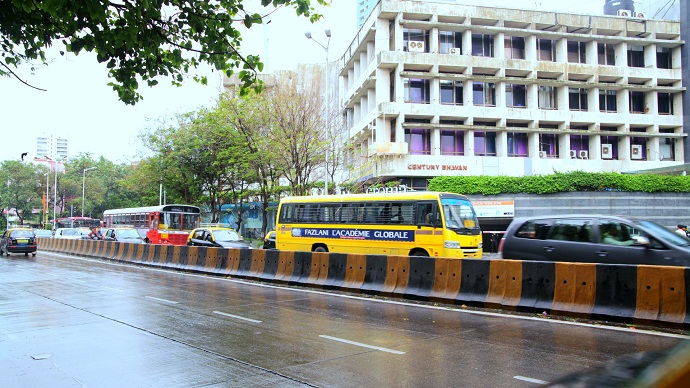 July 2015: Century Bhavan in Worli, Mumbai