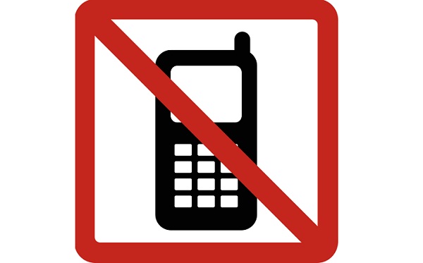 No cell phones