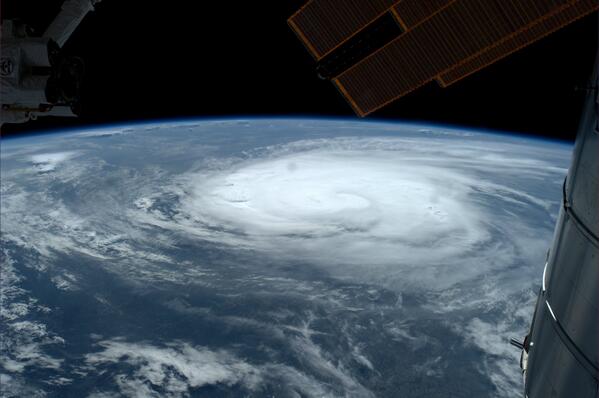 Hurrican Arthur ISS