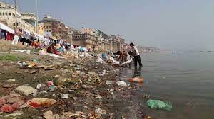 Image 1 put out by RJD claiming as recent Ganga photo 