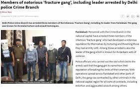 Screenshot showing Haryana's 'fracture gang' assaulting a man