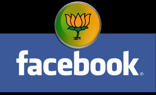 Image of Facebook and BJP Logo