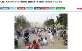 Hindustan times report on attack on Akali Dal