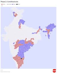 Image shows map of India with Phase 1 and 2 highlighted