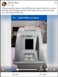 VVPAT demo fb video