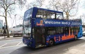 Welcome Modiji Buses in London To Congratulate Narendra Modi? A FactCheck