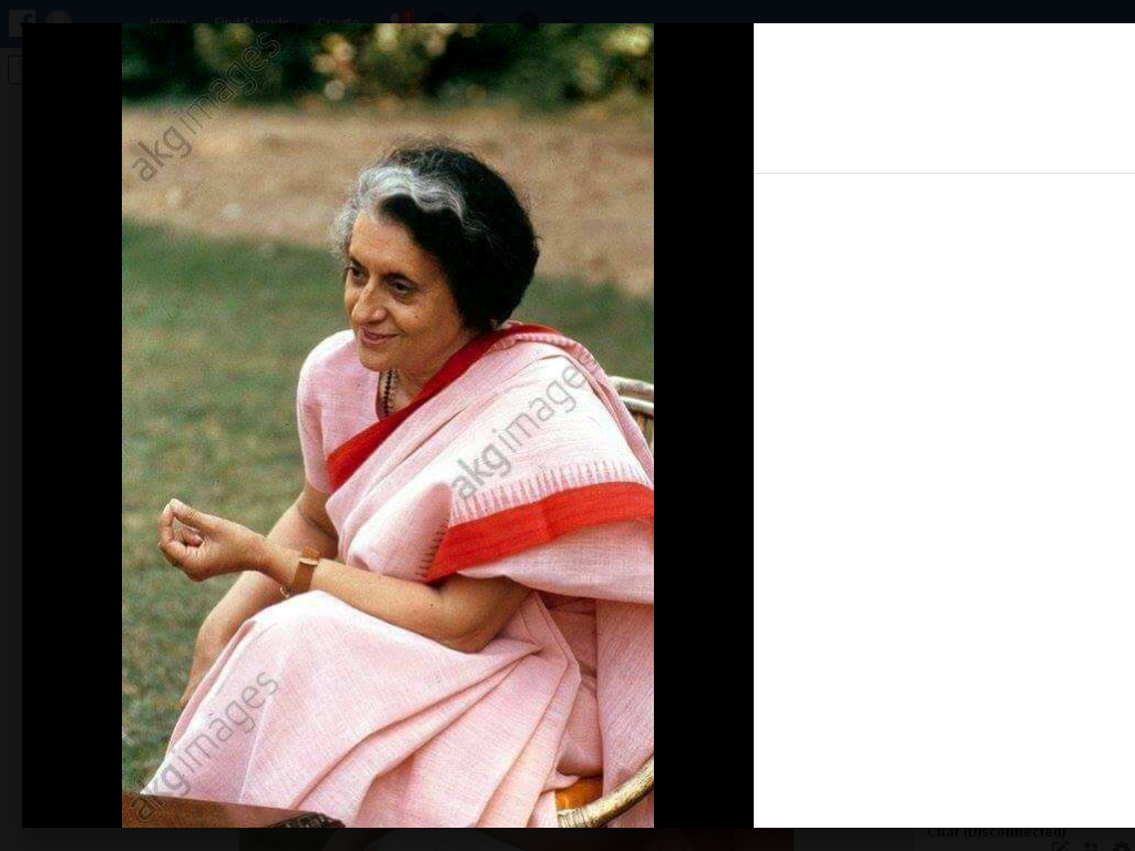 Indira Gandhi post claim