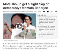 Mamata Banerjee, India Today, Narendra Modi, slap