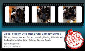 birthday bumps viral video