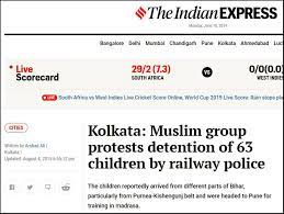 Image shows screenshot of the Indian Express article