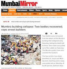 Mumbai mirror article