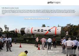 getty images agni v missle