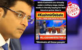 A footage of Arnab Goswami was carefully edited to change the narrative