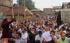 J&K protest