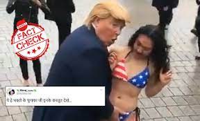 Image shows Donald Trump lookalike